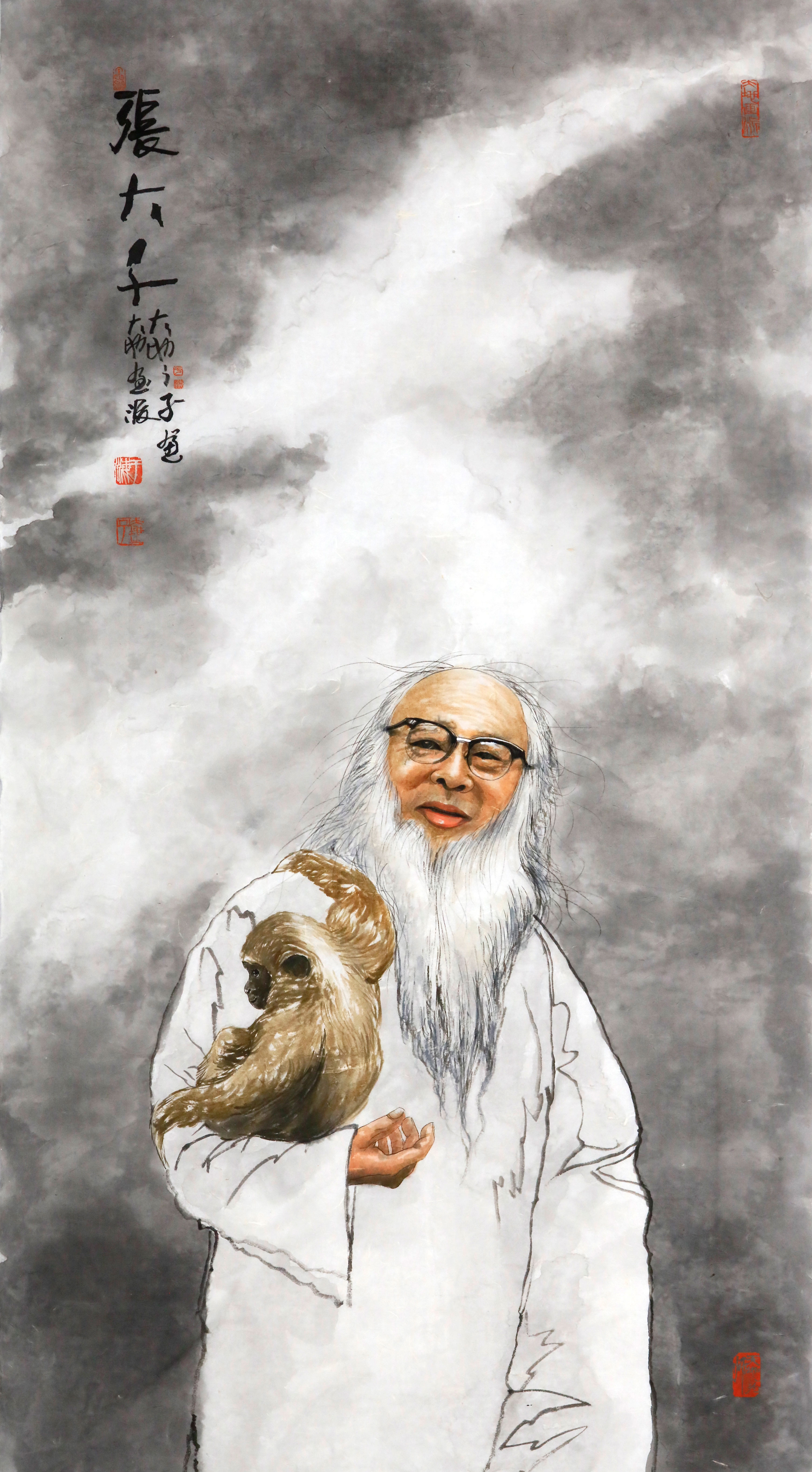 《大千云境》70X140cm--水墨厚彩境画.jpg